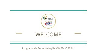 Lanzamiento Cohorte 1 Becas de Inglés MINEDUC 2024 [upl. by Glenine483]