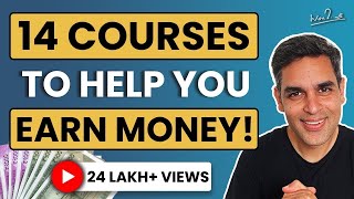 14 ONLINE COURSES that can make you RICH  Ankur Warikoo Hindi [upl. by Tera]