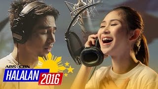 ABSCBN Halalan Summer Station ID 2016 quotIpanalo ang Pamilyang Pilipinoquot Recording Music Video [upl. by Hayarahs]