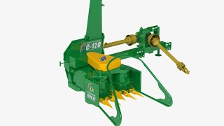 Forage Harvester for Tropical Grass Napier  Maize silage ☎️ 18003093852 [upl. by Neile177]