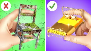 Riche vs Pauvre 💰 Astuces et Bricolages Fous pour la Rénovation Secrète dune Pièce [upl. by Auqined800]