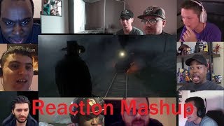 Red Dead Redemption 2 Official Trailer 2 PS4 REACTION MASHUP [upl. by Hairem1]