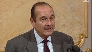 Discours de Jacques Chirac en Suisse 1998 [upl. by Eleazar]