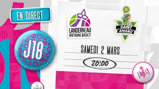 LFB 20232024  Landerneau  SaintAmand  J18 [upl. by Parlin]