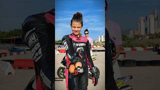 silviamotogirl pavlovasilvia девочканамото girlpower motogirl мотоспорт сильвияпавлова [upl. by Attennaj]