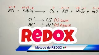 Balanceo Método REDOX paso a paso [upl. by Aldora]