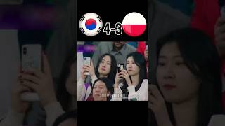 Penalty shootout South Korea vs Poland fifa world cup 2026 🔥 football shorts youtube [upl. by Doowrehs]