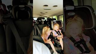 Two year old nodding off in the car Not on my watch [upl. by Olympe]