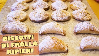 BISCOTTI DI FROLLA RIPIENI  Ricetta Facile  Il Paradiso Delle Tentazioni [upl. by Ssepmet]