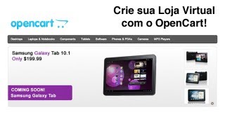 OpenCart  Instalação e Configuração  Crie sua Loja Virtual  Vídeo 3 [upl. by Dollie230]