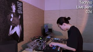 Techno Live Jam 026 with TR8S  Digitone  TB03  0Coast [upl. by Jeavons875]