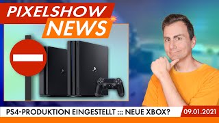 pixelshow News PS4Produktion weitgehend eingestellt  Neues XboxModell 09012021 [upl. by Asenaj]