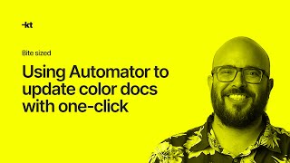 Figma plugin — Using Automator to update color docs with one click [upl. by Alihet]