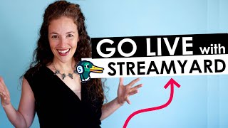 FACEBOOK Tutorial How Go LIVE with STREAMYARD [upl. by Sueahccaz]