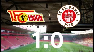 Fußballvlog 37 1 FC Union Berlin  FC St Pauli  Lary TV [upl. by Helbonnah619]