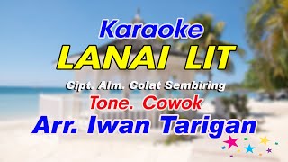 Karaoke Lagu Karo Lanai Lit Cowok [upl. by Budding]