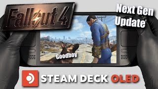 Fallout 4  Steam Deck Oled Gameplay  Steam OS  Next Gen Launch Day Performance [upl. by Neurath]