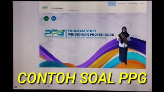 Contoh Soal PPG Terbaru Baik Itu Pretes Atau UP [upl. by Bunow]