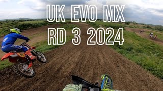 2024 UK EVO Championship Round 3 Grittenham Mx Track Over 50s Modern 2 Stroke Race 1 [upl. by Eleanor]