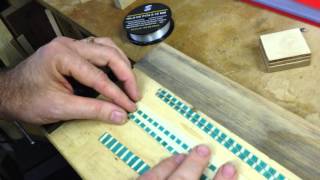 how to make herringbone for your guitar [upl. by Kcirderfla368]