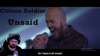 Reaction Citizen Soldier  Unsaid [upl. by Pentheam]