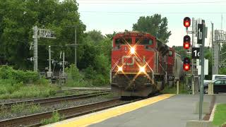 CN Train 586 Moving to the North Yard July 3 2024 [upl. by Tristram521]