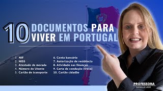 10 documentos essenciais para quem está mudando para Portugal 🇵🇹 [upl. by Peggir44]