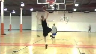 WOW 510 PG The Professor DUNKS On 10 Foot Hoop [upl. by Ayit]