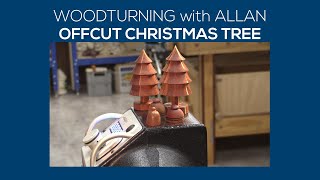 Woodturning a Christmas Tree with Allan [upl. by Ecnav615]