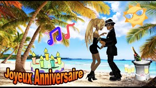 Joyeux Anniversaire Antillais 🎂🍾 Joyeux Anniversaire 🎂🍾 🎂🌹🎂🍾🎂💗🎼🎷🎻🎁 [upl. by Eellehs]