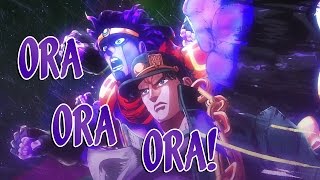 Jojos Bizarre Adventure Ora Ora Ora Compilation [upl. by Mikah713]