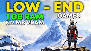 Top 50 Amazing Games For LOW END PC  1GB RAM  2GB RAM  64MB  128MB  VRAM [upl. by Oisor]