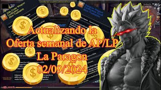 Actualizando la Oferta Semanal AP LP y Paragon 0209  09  Aura Kingdom Private Server [upl. by Sonitnatsnoc941]