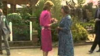 Princess Diana CHELSEA FLOWER SHOW 22 MAY 1989 10 MINUTES [upl. by Ahseyt]