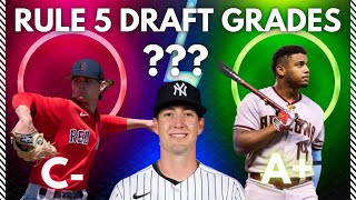 Grading EVERY PICK from the 2023 MLB Rule 5 Draft [upl. by Naruq]