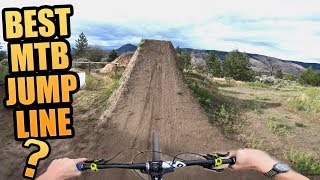 RIDING A BRAND NEW MTB JUMP TRAIL IN WHISTLER [upl. by Pegeen242]