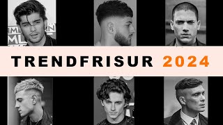 MÄNNERFRISUREN 2024  Trendfrisuren für MÄNNER 2024 [upl. by Eelnayr]