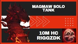 Magmaw HC 10M  Solo Tank Blood DK PoV [upl. by Merfe614]