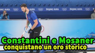 Favola curling per l’Italia Constantini e Mosaner conquistano un oro storico [upl. by Adnolahs]