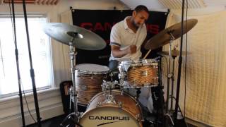 CANOPUS  カノウプス Darrian Douglas Plays CANOPUS Ash Series Drum Kit [upl. by Yenahc]