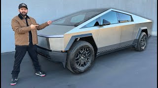 I Bought The CyberTruck Full Tesla Pick Up Experience [upl. by Emili151]