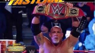 Goldberg vs Kevin owens wwe fastlane 2017 full match [upl. by Ainesej561]