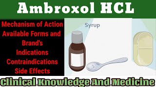 Ambroxol Hydrochloride Indications Contraindications Caution and Side Effects [upl. by Happy]