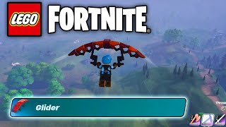 How to build and use glider efficiently in Lego Fortnite [upl. by Durrett]