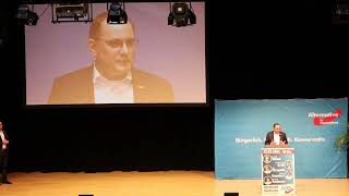 AfD party conference Harmonie Heilbronn Heilbronn Germany March 23 2024 [upl. by Omora]