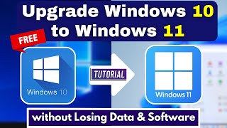 2024 How to Upgrade Windows 10 to Windows 11 without Losing data amp Software [upl. by Onaicram270]