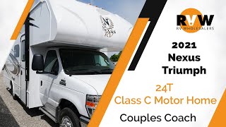 2021 Nexus Triumph 24T Class C Motor Home WalkThrough [upl. by Mesics]