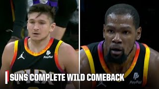 WHAT A COMEBACK 😱 Suns overcome 22point deficit vs the Kings 😱  NBA on ESPN [upl. by Hovey]