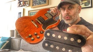 Does microphonic guitar pickups explain tonewood [upl. by Kcirdled339]