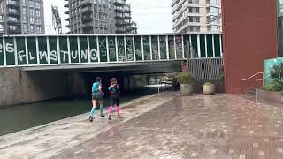 Regents canal  Camden  Primrose Hill  Regent’s Park  a rainy London walk [upl. by Atse553]